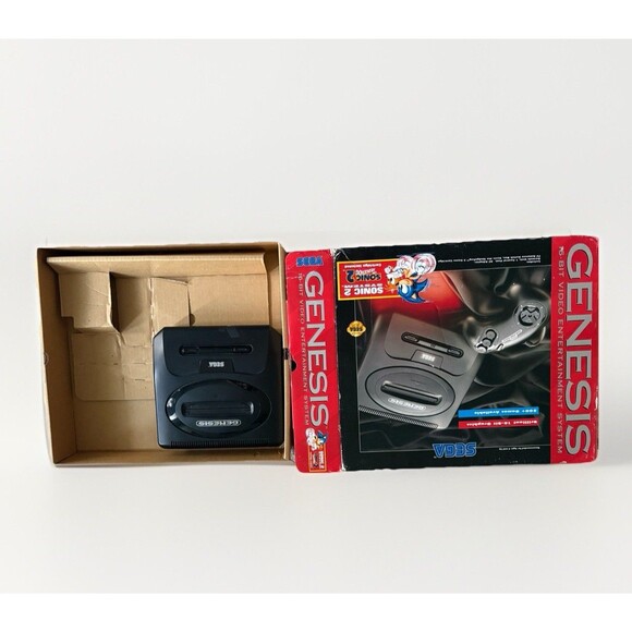 Sega Genesis Model 2 Console W/Original Box + Manual -NOT WORKING -For Parts - Picture 1 of 10